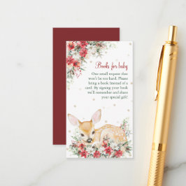 Niedliche Weihnachtsbücher für Kleinkinder Begleitkarte