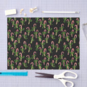 Niedliche Weihnachtscreme Canes Xmas Weihnachtsges Seidenpapier (Handwerk)