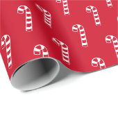 Niedliche Weihnachtscreme Geschenkpapier (Rolleneckpunkt)