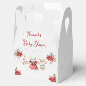 Niedliche Weihnachtscreme Geschenkschachtel (Geöffnet)