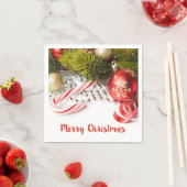 Niedliche Weihnachtsdekoration Serviette (Beispiel)