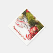 Niedliche Weihnachtsdekoration Serviette (Ecke)