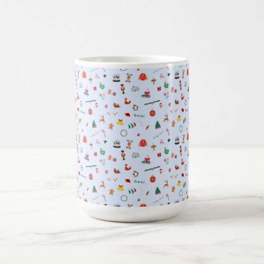 Niedliche Weihnachtsdetails Kaffeetasse (Mittel)