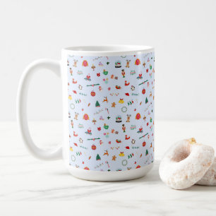 Niedliche Weihnachtsdetails Kaffeetasse