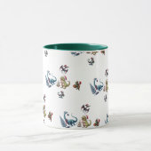 Niedliche Weihnachtsdinosaurier Tasse (Zentrum)