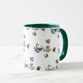 Niedliche Weihnachtsdinosaurier Tasse (VorderseiteRechts)