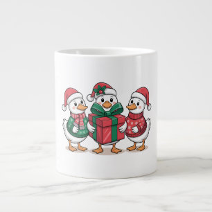 Niedliche Weihnachtsducks Cartoon Art-68105 Jumbo-Tasse