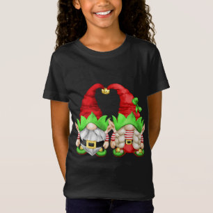 Niedliche Weihnachtselfen Weihnachtsgnoma T-Shirt