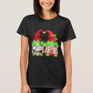 Niedliche Weihnachtselfen Weihnachtsgnoma T-Shirt