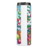 Niedliche Weihnachtsente Thermosbecher (Rückseite)