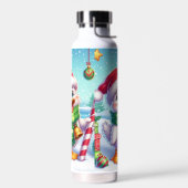Niedliche Weihnachtsente Trinkflasche (Links)