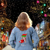 Niedliche Weihnachtsfairy Elf Jeansjacke