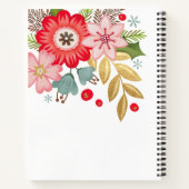 Niedliche Weihnachtsfamilie Rezept Kochbuch Notizblock (Rückseite)