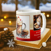 Niedliche Weihnachtsfarbe Kaffeetasse