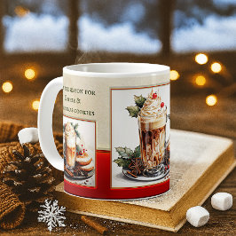 Niedliche Weihnachtsfarbe Kaffeetasse