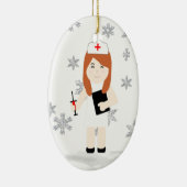 Niedliche Weihnachtsfeier 5 Keramik Ornament (Rechts)