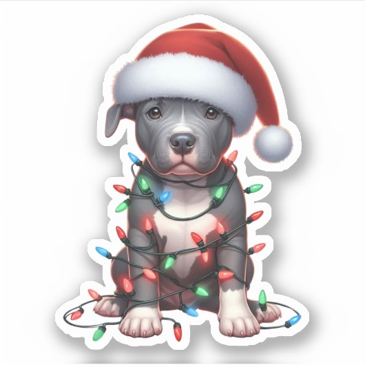 Niedliche Weihnachtsfeier Aufkleber (Vorderseite)