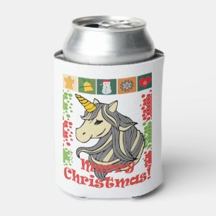 Niedliche Weihnachtsfeier. Dosenkühler