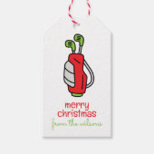 Niedliche Weihnachtsfeier Geschenkanhänger (Vorderseite)