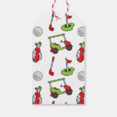 Niedliche Weihnachtsfeier Geschenkanhänger (Rückseite)