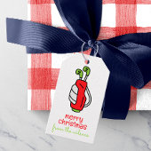 Niedliche Weihnachtsfeier Geschenkanhänger