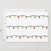 Niedliche Weihnachtsfeier Gnome Einladung (Rückseite)