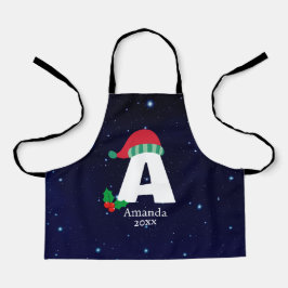 Niedliche Weihnachtsfeier Grußsaison Schürze