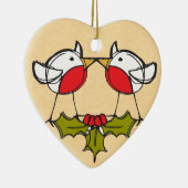 Niedliche Weihnachtsfeier Keramik Ornament (Rechts)