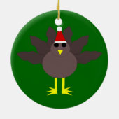 Niedliche Weihnachtsfeier Keramik Ornament (Hinten)