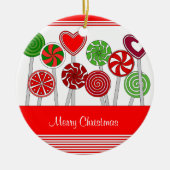 Niedliche Weihnachtsfeier Lollipops Ornament (Vorne)