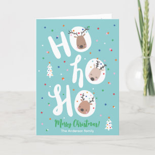 Niedliche Weihnachtsfeier mit Hospho-Text Feiertagskarte