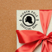 Niedliche Weihnachtsfeier Offizieller Nordpol Lief Gummistempel
