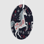 Niedliche Weihnachtsfeier Ornament (Vorderseite)