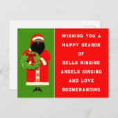 Niedliche Weihnachtsfeier Postkarte (Vorne/Hinten)