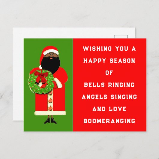 Niedliche Weihnachtsfeier Postkarte (Vorne/Hinten)