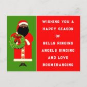 Niedliche Weihnachtsfeier Postkarte (Vorderseite)