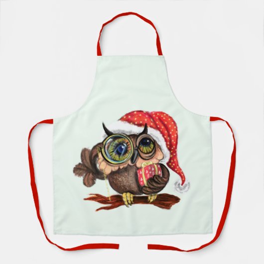 Niedliche Weihnachtsfeier Schürze (Vorderseite)