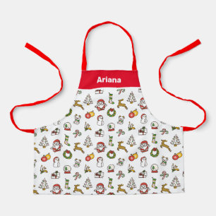 Niedliche Weihnachtsfeier Schürze, Weihnachtsfeier Schürze