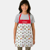 Niedliche Weihnachtsfeier Schürze, Weihnachtsfeier Schürze (Insitu)