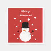 Niedliche Weihnachtsfeier Serviette (Vorderseite)