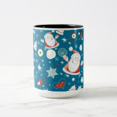 Niedliche Weihnachtsfeier Tasse (Mittel)