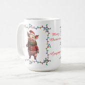 Niedliche Weihnachtsfeier Tasse (Vorderseite Links)