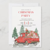 Niedliche Weihnachtsfeier Weihnachtsfest Weihnacht Einladung (Vorderseite)