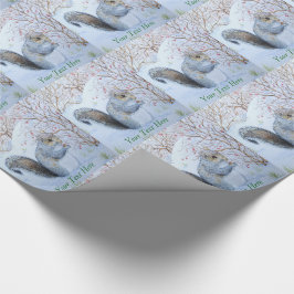 Niedliche Weihnachtsfeiern Geschenkpapier