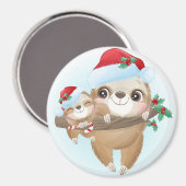 Niedliche Weihnachtsfeiern Magnet (Vorderseite/Rückseite)
