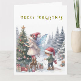 Niedliche Weihnachtsfeiern Weihnachtskarte Karte