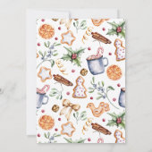 Niedliche Weihnachtsfeiertage Feiertagskarte (Rückseite)