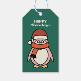 niedliche Weihnachtsfeiertage Geschenkanhänger