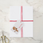 Niedliche Weihnachtsfeiertage Geschenkanhänger (Mit Garn)