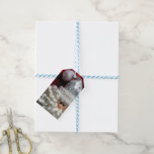 Niedliche Weihnachtsfeiertage Geschenkanhänger (Mit Garn)